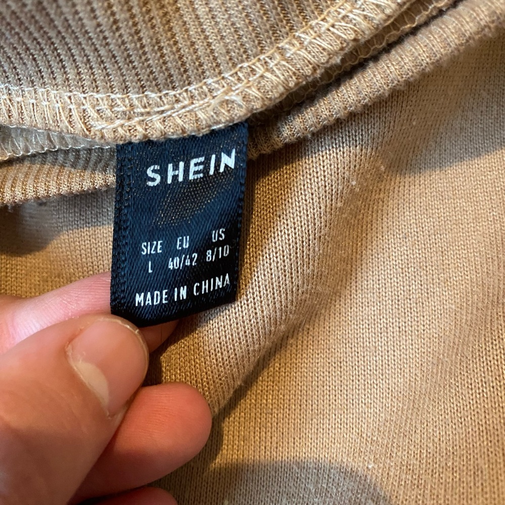 brown sweatshirt